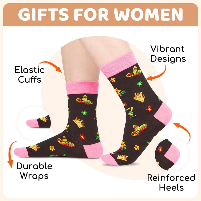 Mother's Day Gift - Women's Cotton Socks for Mom & Daughter