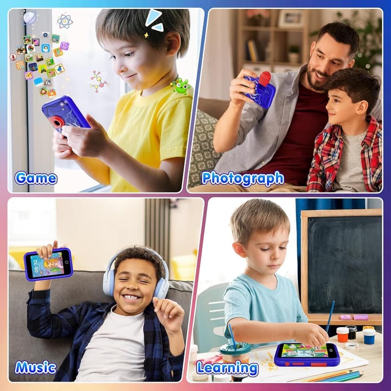 Kids Smart Phone Toy for Ages 3-9 - 4