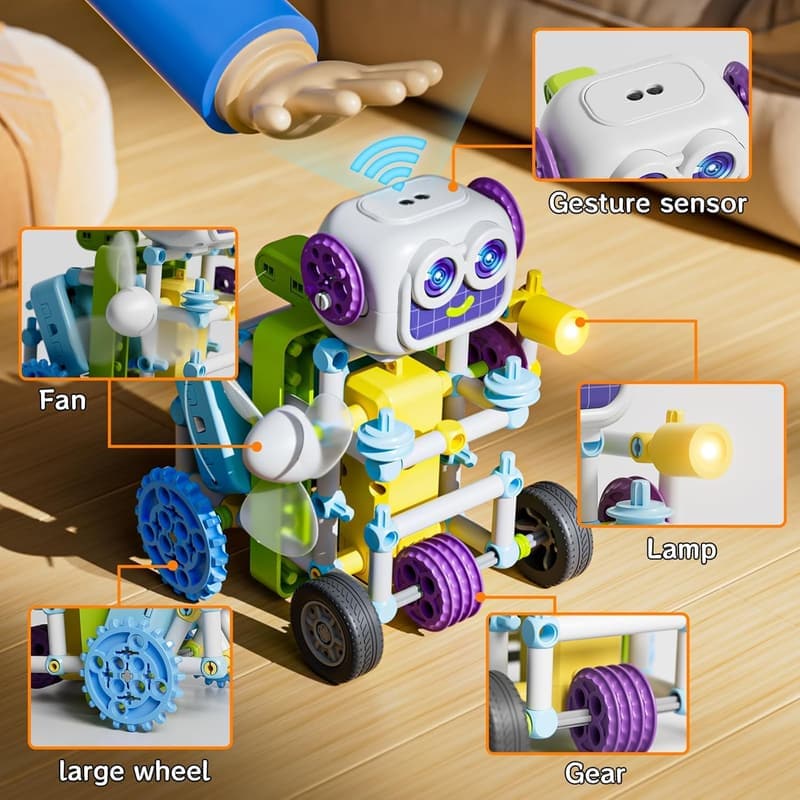 STEM Toys Kit for Kids 6+ | 36+ Solar Robot Models & Sensors
