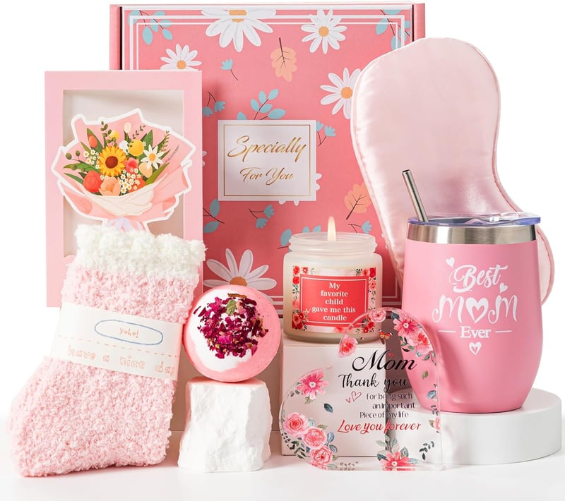 Relaxing Spa Gift Basket for Mom - Birthday & Mother's Day