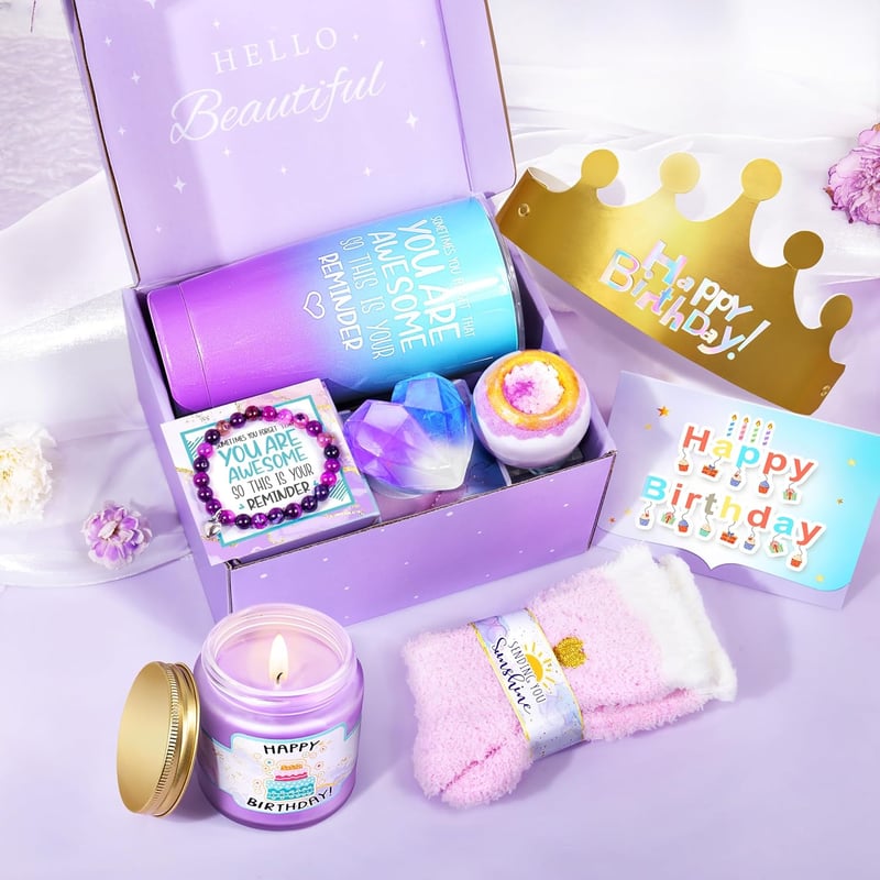 Birthday Gift Basket for Women - Perfect for Mom, Sister, Wife