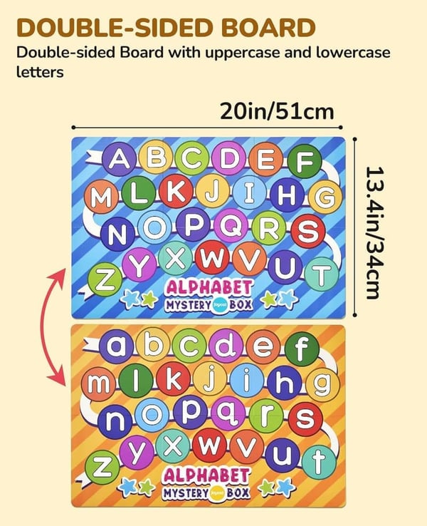 Easter Gift: JoyCat 26-Piece Alphabet Sorting Game for Kids
