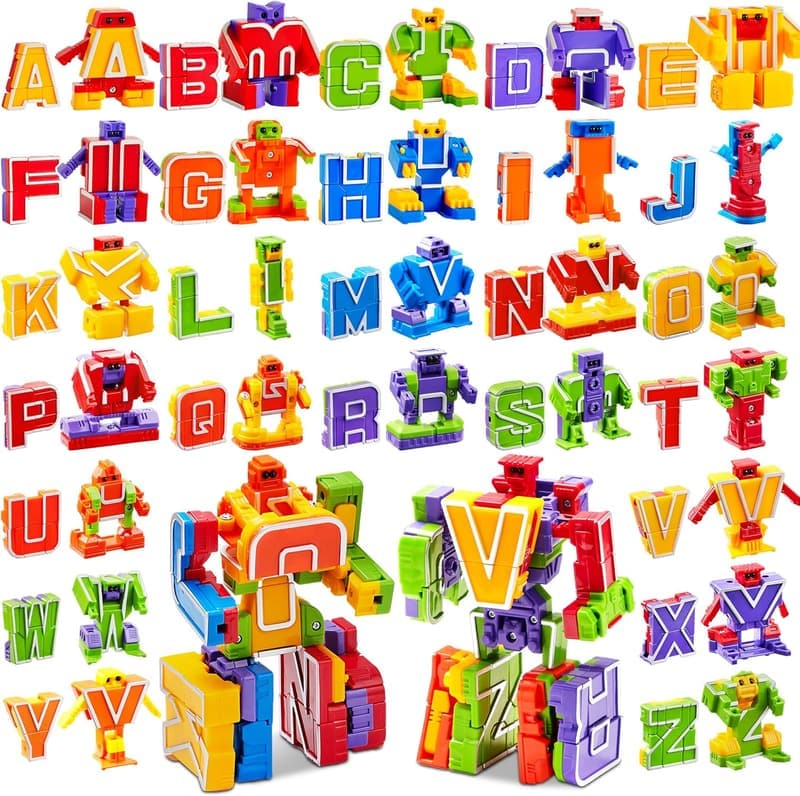 Alphabet Robot Learning Toys for Kids - Educational ABC Alphabots