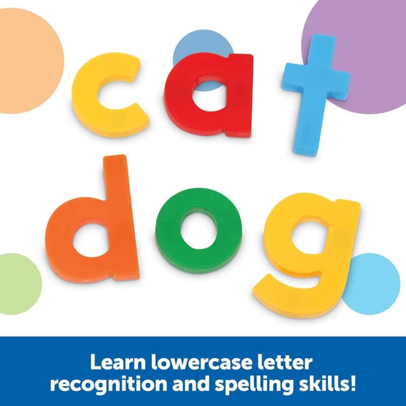 Educational Jumbo Magnetic Lowercase Letters Set for Toddlers (40 pcs)