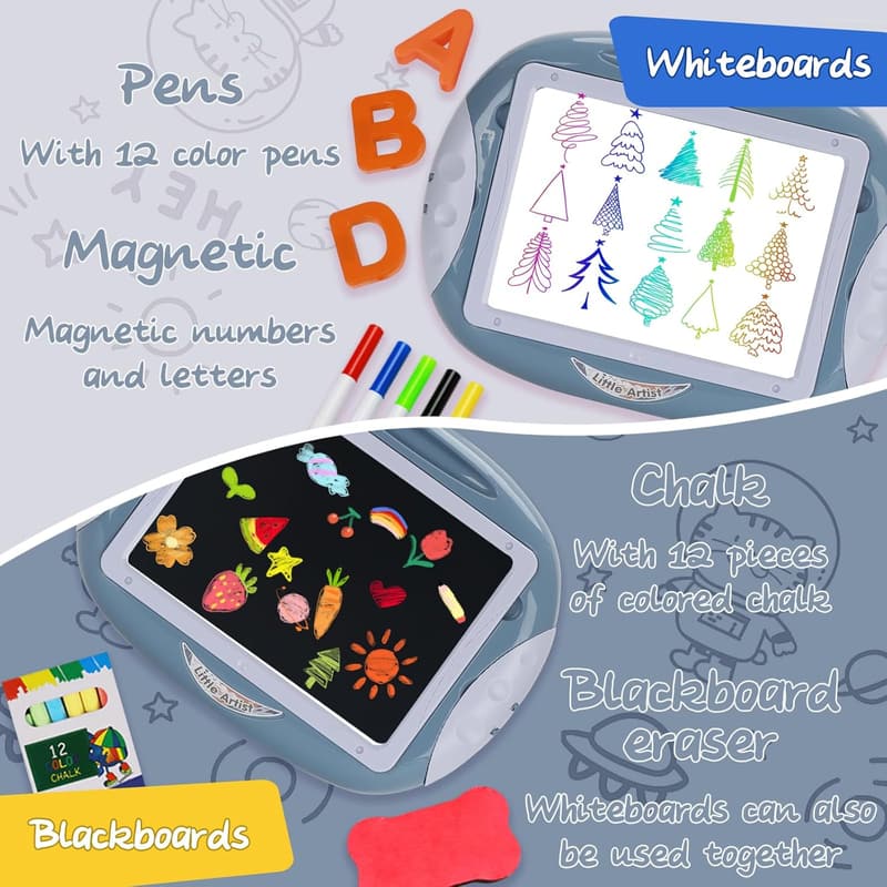 Educational Magnetic Letter and Number Toy for Toddlers, 1-2 Years