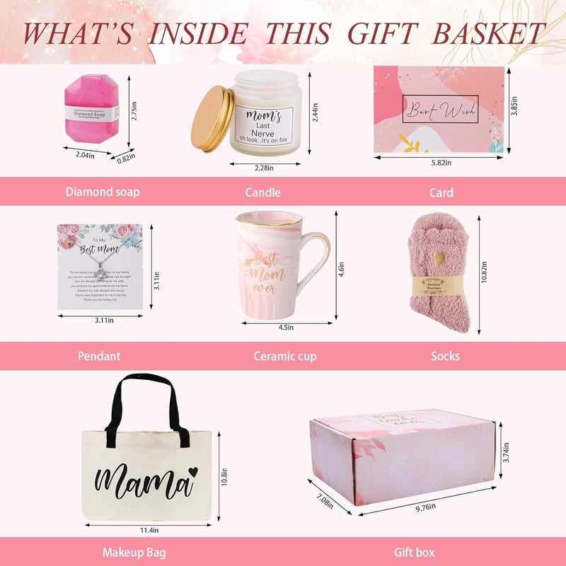 Gift Basket for New Moms – Perfect Birthday & Thanksgiving Present