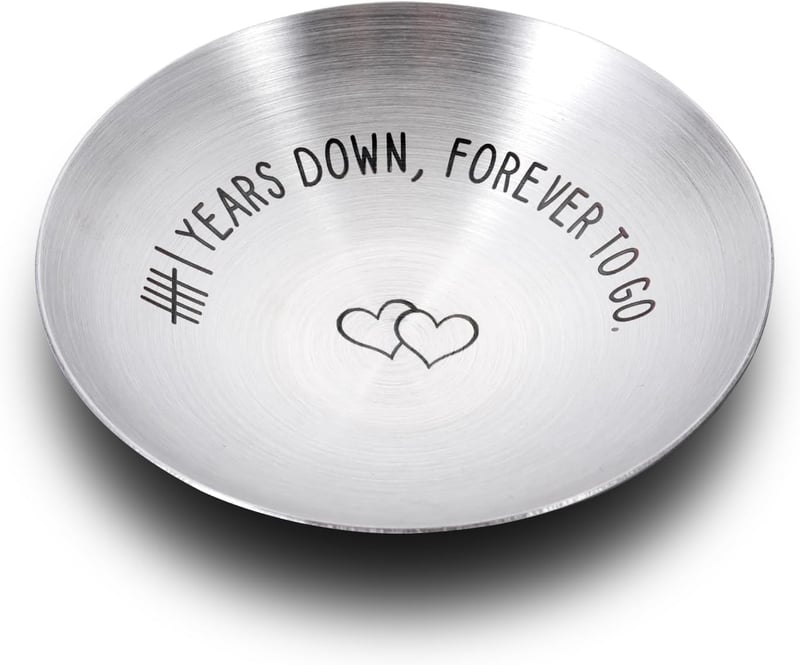 6th Anniversary Iron Ring Holder for Couples