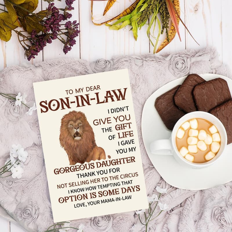 Son-in-Law Birthday Card - Cute Gift for Him
