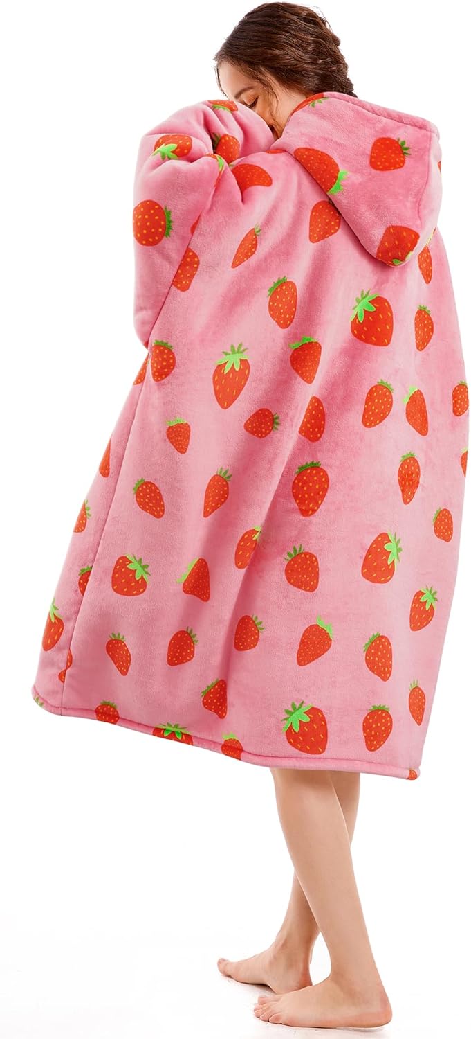 Kids' Oversized Hoodie Blanket - Birthday Gift for Girls