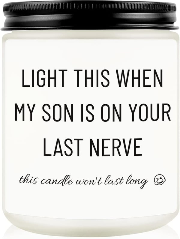 Funny Candle Gift for Future Daughter-in-Law