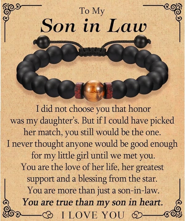 Men's Bracelet Gift for First-Time Dad - Perfect for Father's Day