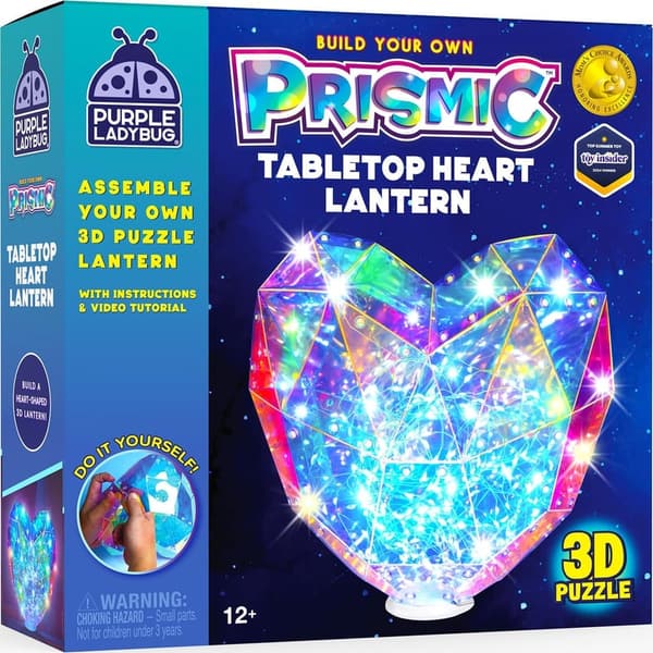 3D Heart Table Light DIY Craft for Girls’ Birthday