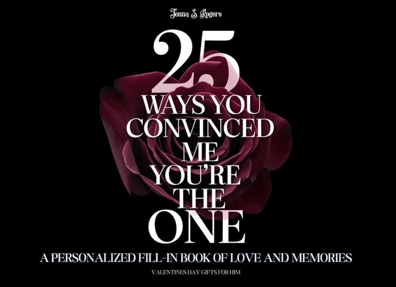 Valentine's Day Personalized Fill-In Book of Love for Him
