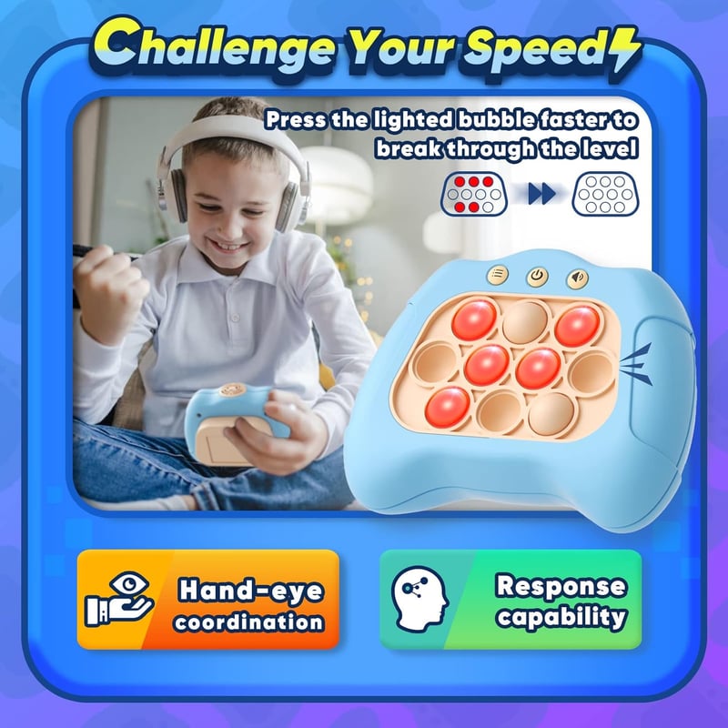 Kids' Handheld Fidget Game - Sensory Toy for Ages 6-12