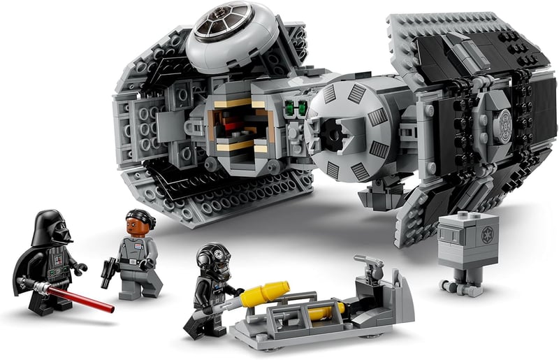 LEGO Star Wars TIE Bomber Model Kit with Darth Vader & Gonk Droid