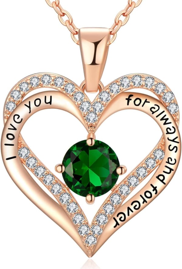 18K Rose Gold Necklace for Women's Birthday and Anniversary