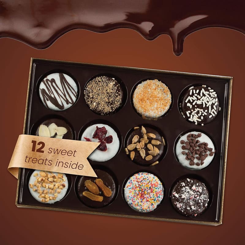 Mother's Day Gourmet Chocolate Cookie Gift Basket for Mom