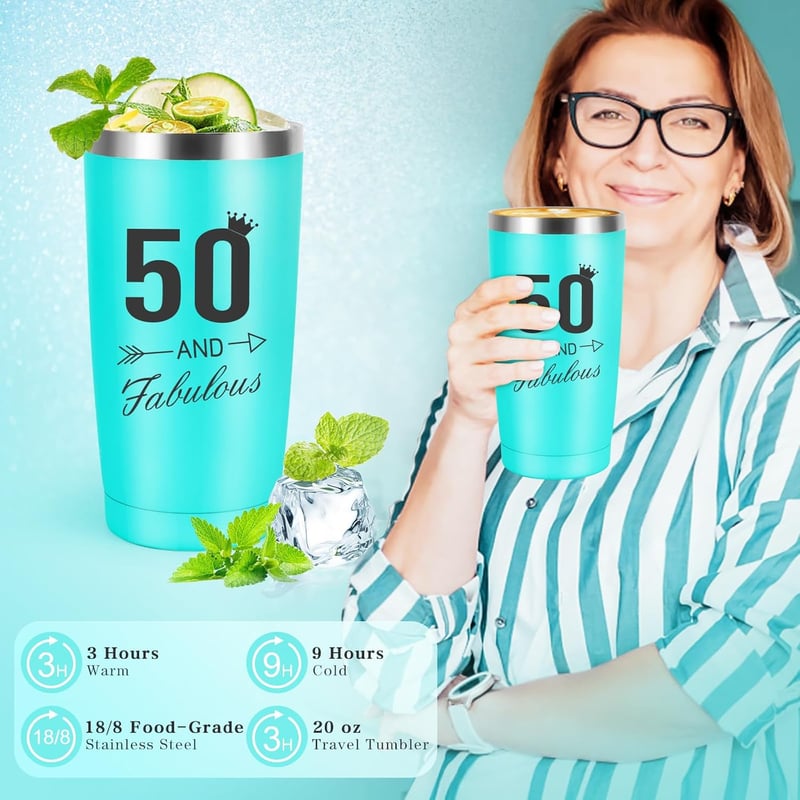 50th Birthday Gifts for Women - Unique Gift Baskets & Ideas