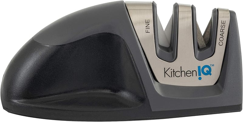 Knife Sharpener - Diamond Deluxe Edge Grip, Coarse & Fine, Non-Slip Base
