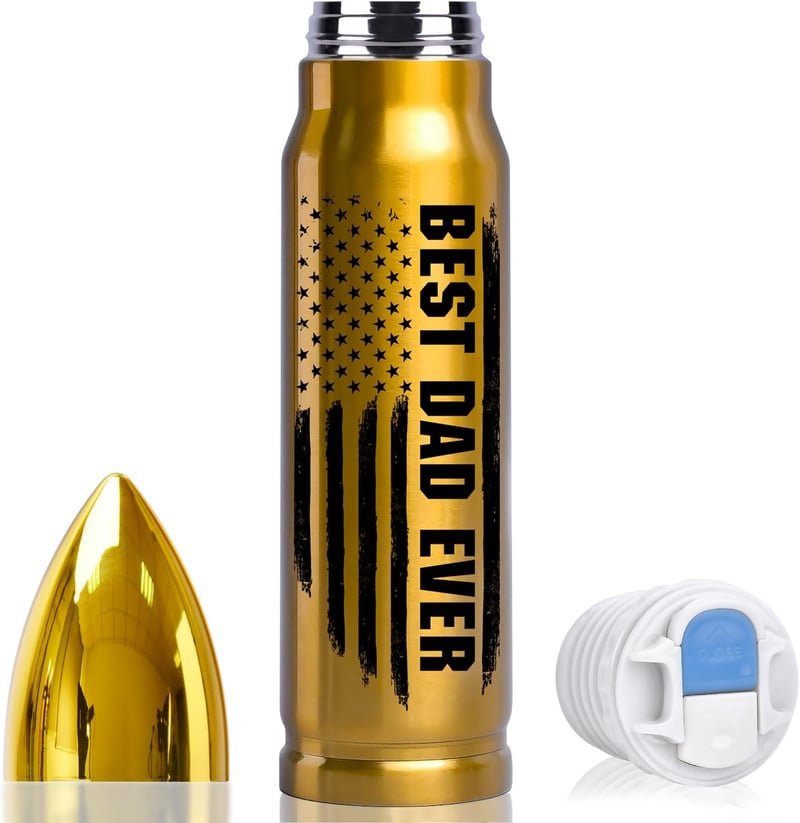 Father's Day 17oz Stainless Steel Bullet Tumbler for Dad