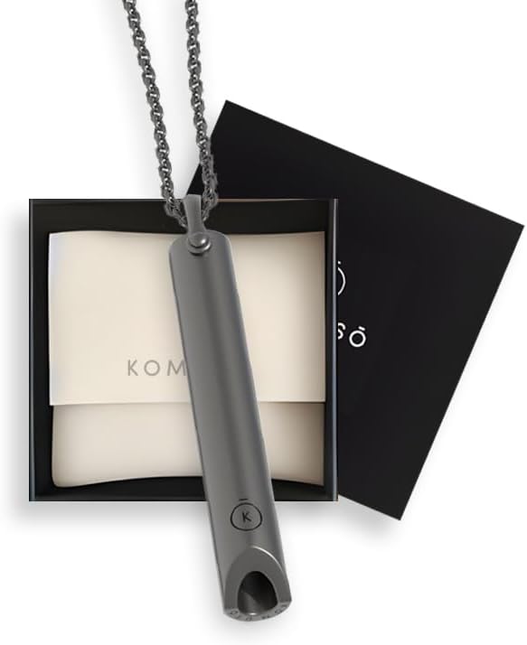 KOMUSO Breathing Necklace - Classic Shift for Stress Relief and Calm