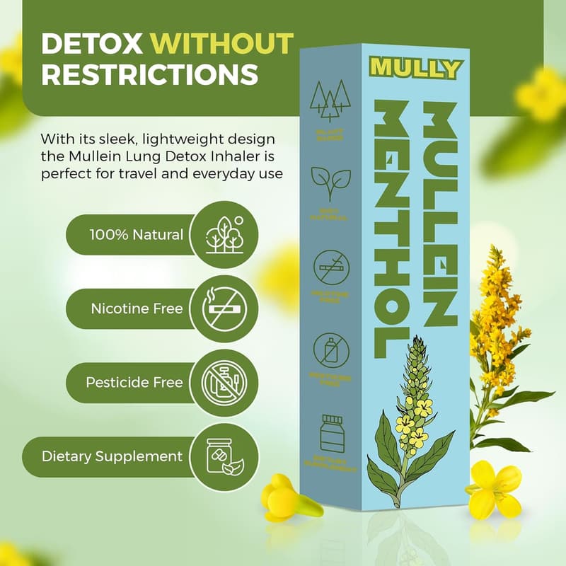 Mullein Herbal Diffuser Pen for Clear Breathing and Lung Health