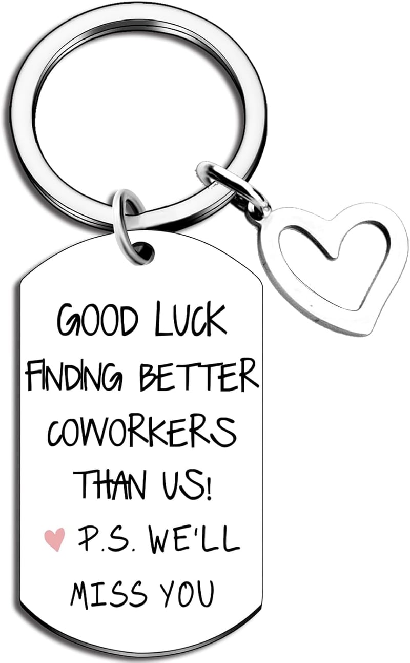 Coworker Farewell Keychain Gifts for Women