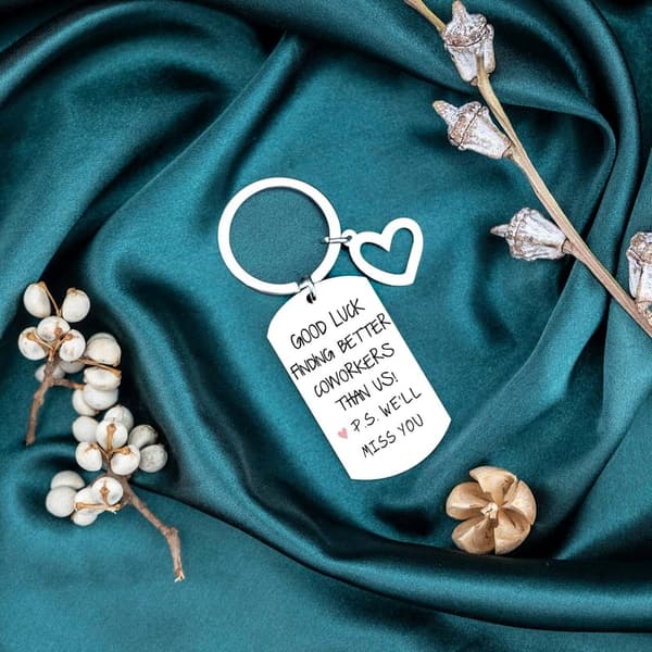 Coworker Farewell Keychain Gifts for Women