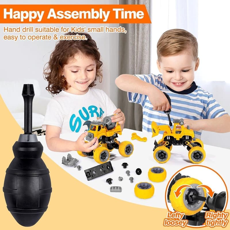 Construction Take-Apart Toys Set for 3-8 Year Olds