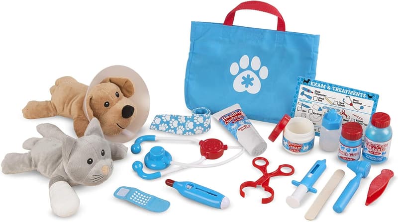 Kids Veterinary Play Set - 24 pcs STEAM Doctor Kit Ages 3+
