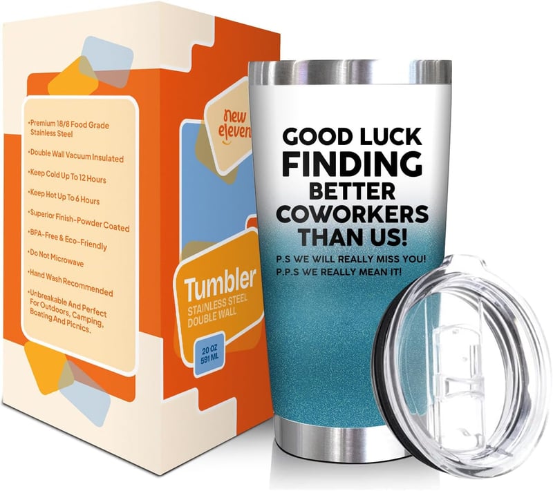 Farewell Gift Tumbler for Coworkers - 20 oz