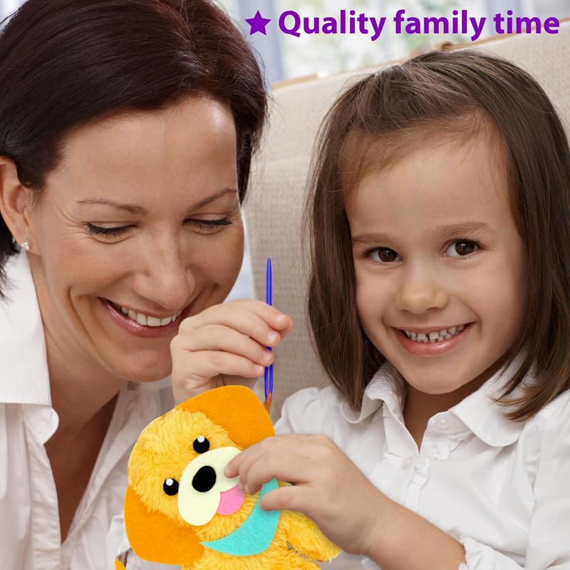 Kids Beginner Sewing Kit – DIY Stuffed Animal Projects