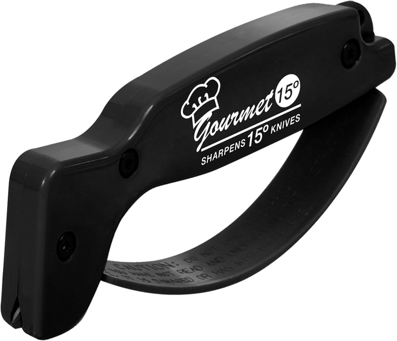 Gourmet Knife Sharpener with Reversible Tungsten Carbide Blades