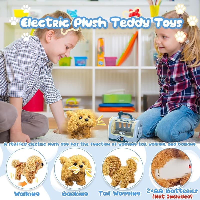 Kids' Vet Playset with Robot Dog & 12 Interactive Accessories