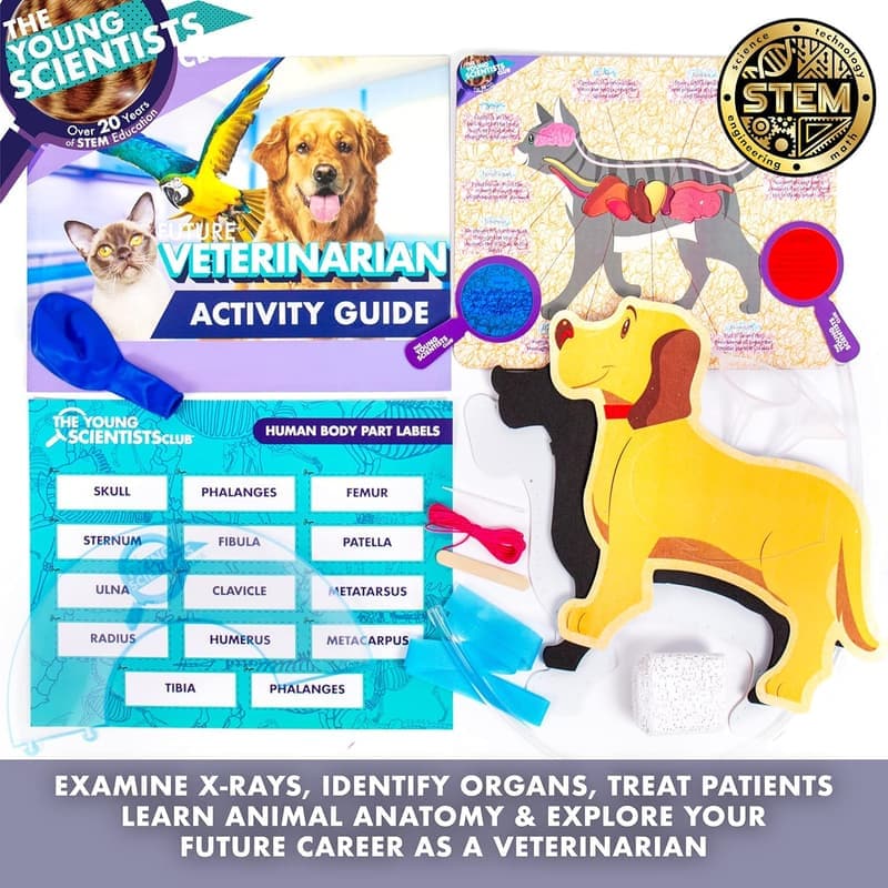 Future Veterinarian Career Kit for Kids - 10 Activities & Learning Guide
