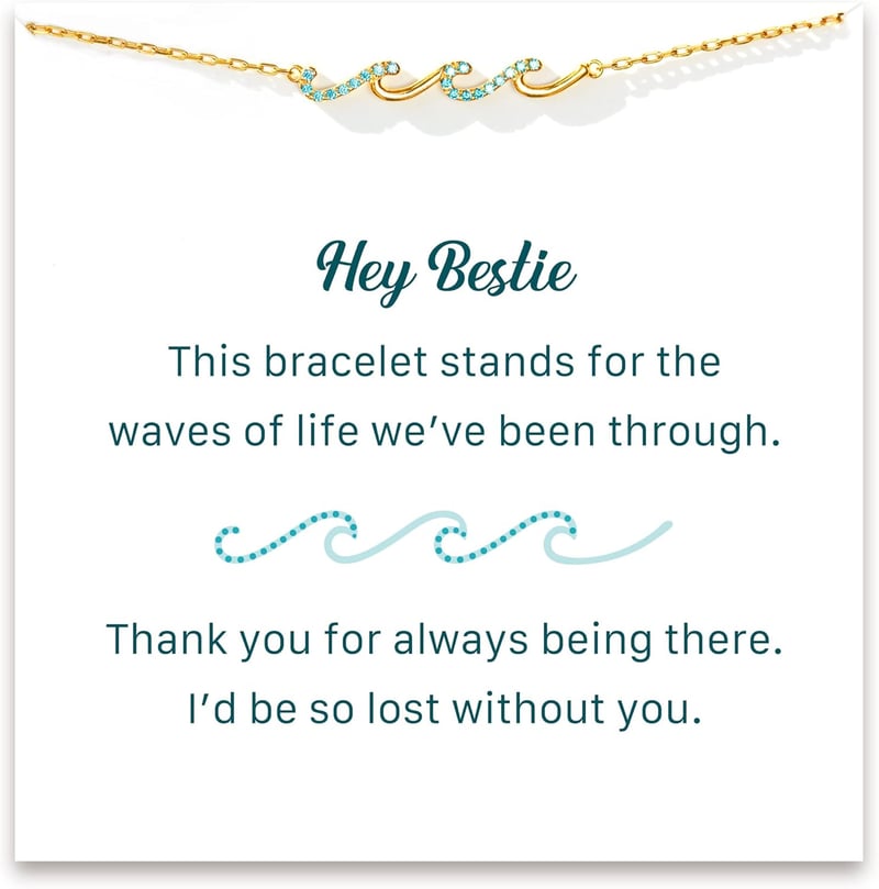 Friendship Bracelets for Women - Wave BFF Gift