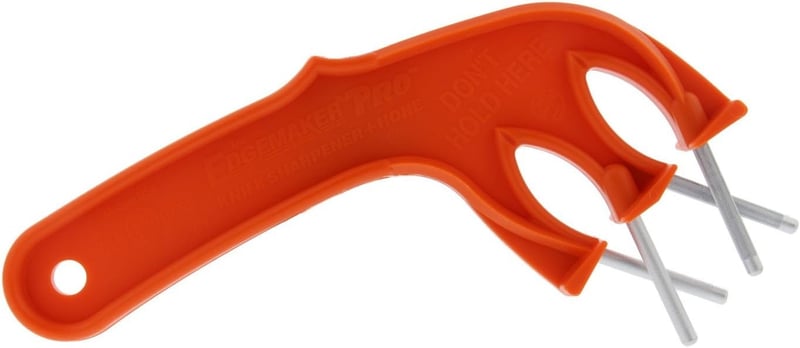 Edgemaker Pro Knife Sharpener - Durable & Easy to Use, Orange