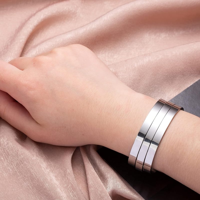 Inspirational Open Bangle Bracelet for Women