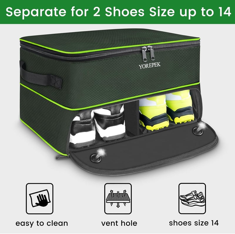 Golf Trunk Organizer with Ventilated Compartment for Men