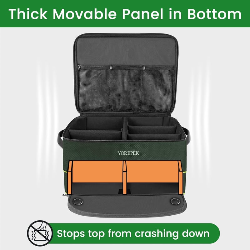 Golf Trunk Organizer with Ventilated Compartment for Men