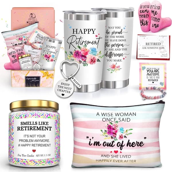Happy Retirement 20OZ Tumbler Gift for Women & Mom