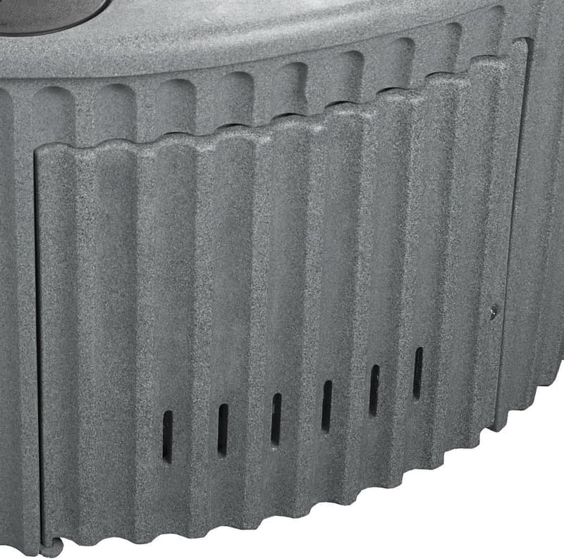 20-Jet Plug & Play Hot Tub for 6 - Gray Granite Finish