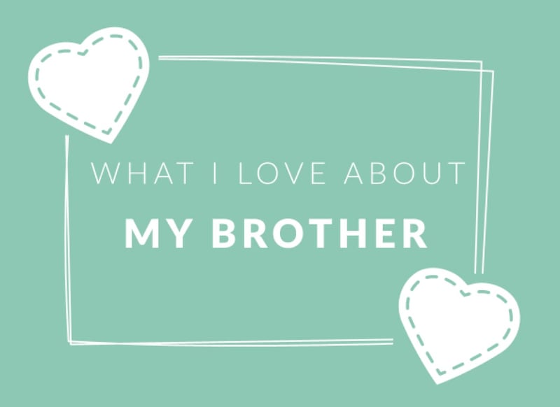 Sentimental Journal for Brother: Fill-in-the-Blank Keepsake
