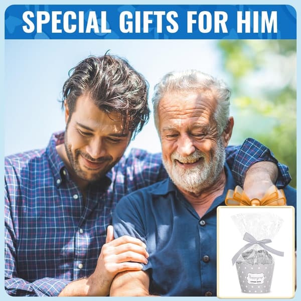 Men's Fuzzy Socks - Gift for Grandson, Father, or Uncle