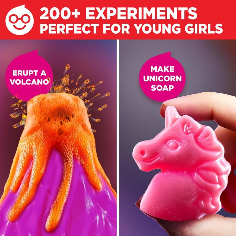 Girls' STEM Science Gift Set - Fun Learning Kit for Ages 4+
