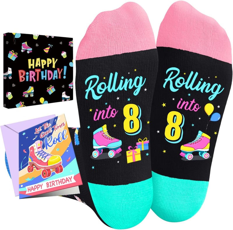 Birthday Gift Box Socks for Ages 8-12 - Fun Gifts for Kids