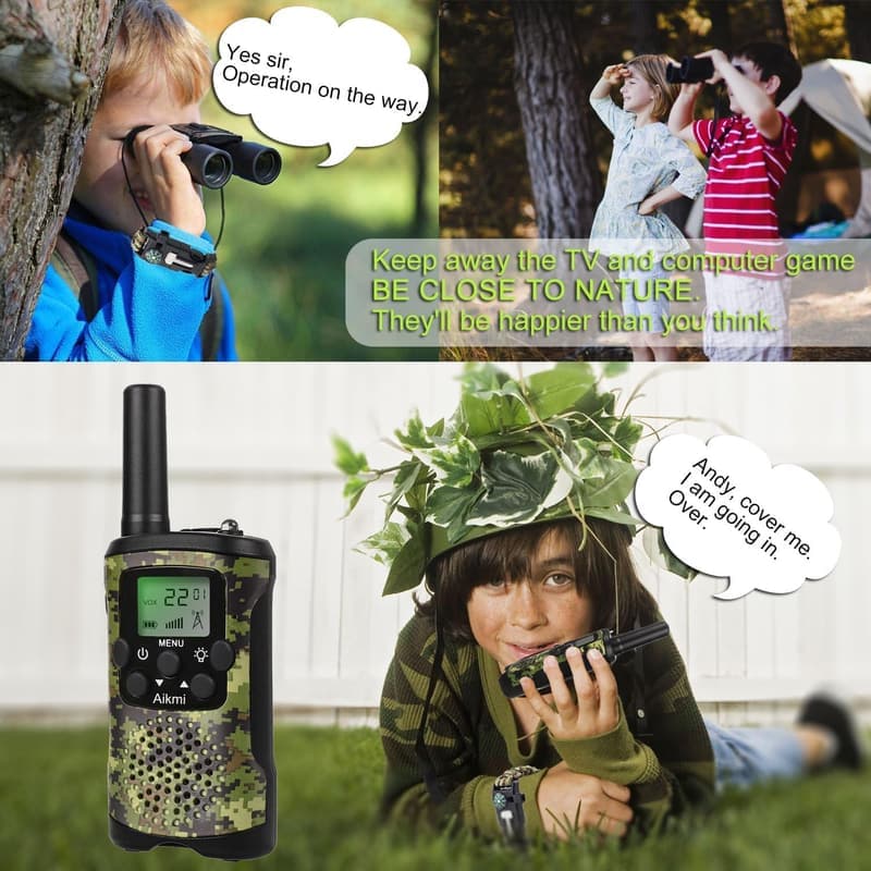 Kids' Walkie Talkies - 22 Channel, 3-Mile Range, Durable Adventure Toy