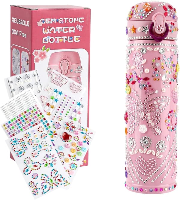 DIY Water Bottle Kit for Girls - Creative Birthday Gift Age 5-8