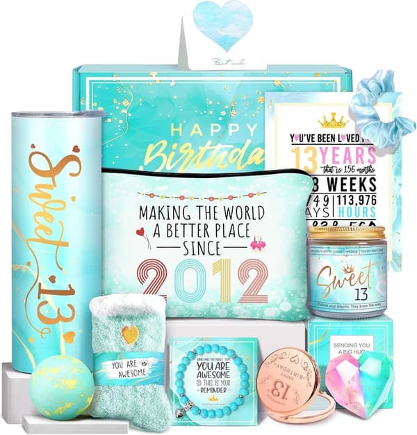 Happy 13th Birthday Gifts for Girls - Fun Gift Ideas for Teens