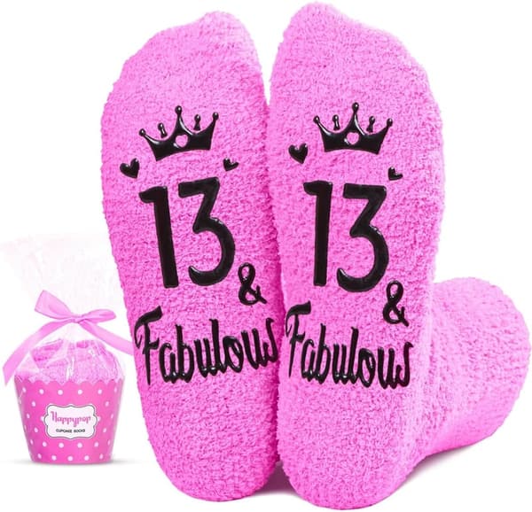 13th Birthday Socks Gift for Teens - HappyPop
